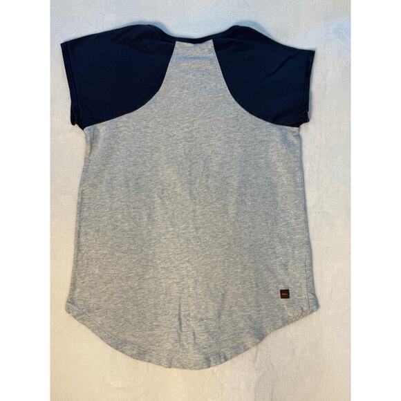 Tea Collection Girls Cat Tiger Tee T-Shirt Navy Gray Top Size 10 - Picture 3 of 4